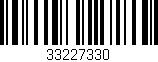Código de barras (EAN, GTIN, SKU, ISBN): '33227330'