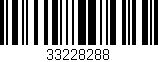 Código de barras (EAN, GTIN, SKU, ISBN): '33228288'