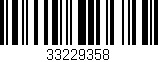 Código de barras (EAN, GTIN, SKU, ISBN): '33229358'