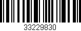 Código de barras (EAN, GTIN, SKU, ISBN): '33229830'