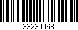Código de barras (EAN, GTIN, SKU, ISBN): '33230068'