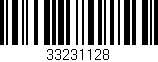 Código de barras (EAN, GTIN, SKU, ISBN): '33231128'