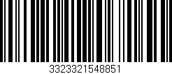 Código de barras (EAN, GTIN, SKU, ISBN): '3323321548851'