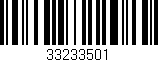 Código de barras (EAN, GTIN, SKU, ISBN): '33233501'