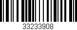 Código de barras (EAN, GTIN, SKU, ISBN): '33233908'