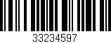 Código de barras (EAN, GTIN, SKU, ISBN): '33234597'