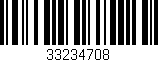 Código de barras (EAN, GTIN, SKU, ISBN): '33234708'