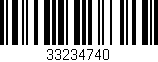 Código de barras (EAN, GTIN, SKU, ISBN): '33234740'