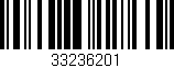 Código de barras (EAN, GTIN, SKU, ISBN): '33236201'