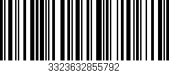 Código de barras (EAN, GTIN, SKU, ISBN): '3323632855792'