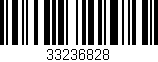Código de barras (EAN, GTIN, SKU, ISBN): '33236828'