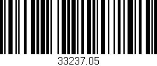 Código de barras (EAN, GTIN, SKU, ISBN): '33237.05'