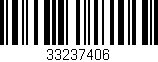 Código de barras (EAN, GTIN, SKU, ISBN): '33237406'