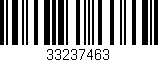 Código de barras (EAN, GTIN, SKU, ISBN): '33237463'