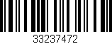 Código de barras (EAN, GTIN, SKU, ISBN): '33237472'