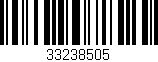 Código de barras (EAN, GTIN, SKU, ISBN): '33238505'