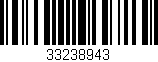 Código de barras (EAN, GTIN, SKU, ISBN): '33238943'
