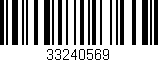 Código de barras (EAN, GTIN, SKU, ISBN): '33240569'