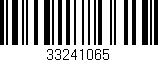Código de barras (EAN, GTIN, SKU, ISBN): '33241065'