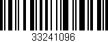 Código de barras (EAN, GTIN, SKU, ISBN): '33241096'