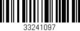 Código de barras (EAN, GTIN, SKU, ISBN): '33241097'