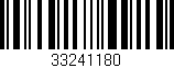 Código de barras (EAN, GTIN, SKU, ISBN): '33241180'