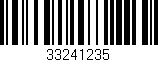 Código de barras (EAN, GTIN, SKU, ISBN): '33241235'