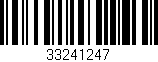 Código de barras (EAN, GTIN, SKU, ISBN): '33241247'