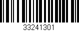 Código de barras (EAN, GTIN, SKU, ISBN): '33241301'