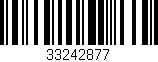 Código de barras (EAN, GTIN, SKU, ISBN): '33242877'