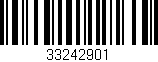 Código de barras (EAN, GTIN, SKU, ISBN): '33242901'