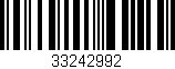 Código de barras (EAN, GTIN, SKU, ISBN): '33242992'