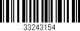 Código de barras (EAN, GTIN, SKU, ISBN): '33243154'