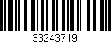 Código de barras (EAN, GTIN, SKU, ISBN): '33243719'