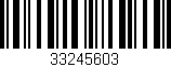 Código de barras (EAN, GTIN, SKU, ISBN): '33245603'