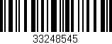 Código de barras (EAN, GTIN, SKU, ISBN): '33248545'