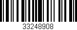 Código de barras (EAN, GTIN, SKU, ISBN): '33248908'