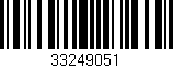 Código de barras (EAN, GTIN, SKU, ISBN): '33249051'