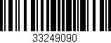 Código de barras (EAN, GTIN, SKU, ISBN): '33249090'