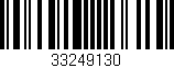 Código de barras (EAN, GTIN, SKU, ISBN): '33249130'