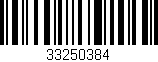 Código de barras (EAN, GTIN, SKU, ISBN): '33250384'
