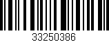 Código de barras (EAN, GTIN, SKU, ISBN): '33250386'