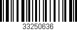 Código de barras (EAN, GTIN, SKU, ISBN): '33250636'