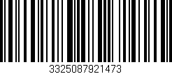 Código de barras (EAN, GTIN, SKU, ISBN): '3325087921473'