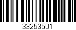 Código de barras (EAN, GTIN, SKU, ISBN): '33253501'