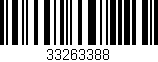 Código de barras (EAN, GTIN, SKU, ISBN): '33263388'