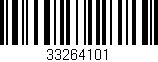 Código de barras (EAN, GTIN, SKU, ISBN): '33264101'
