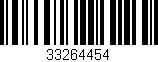 Código de barras (EAN, GTIN, SKU, ISBN): '33264454'