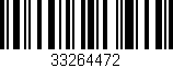 Código de barras (EAN, GTIN, SKU, ISBN): '33264472'