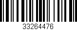 Código de barras (EAN, GTIN, SKU, ISBN): '33264476'